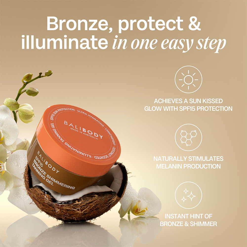 BALI BODY Shimmering Tanning Gel SPF15 150ml - Гель для засмаги з шимером SPF15 - фото №3 BALI BODY Shimmering Tanning Gel SPF15 150ml - Гель для засмаги з шимером SPF15 - фото №3